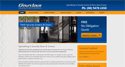 Desktop Screenshot of gardas.com.au